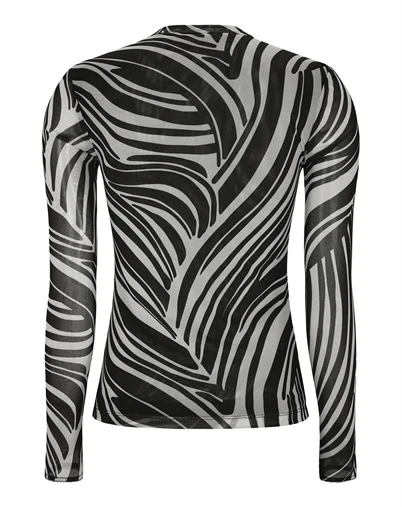 Soft Rebels - SRMaryam Top - Zebra Print